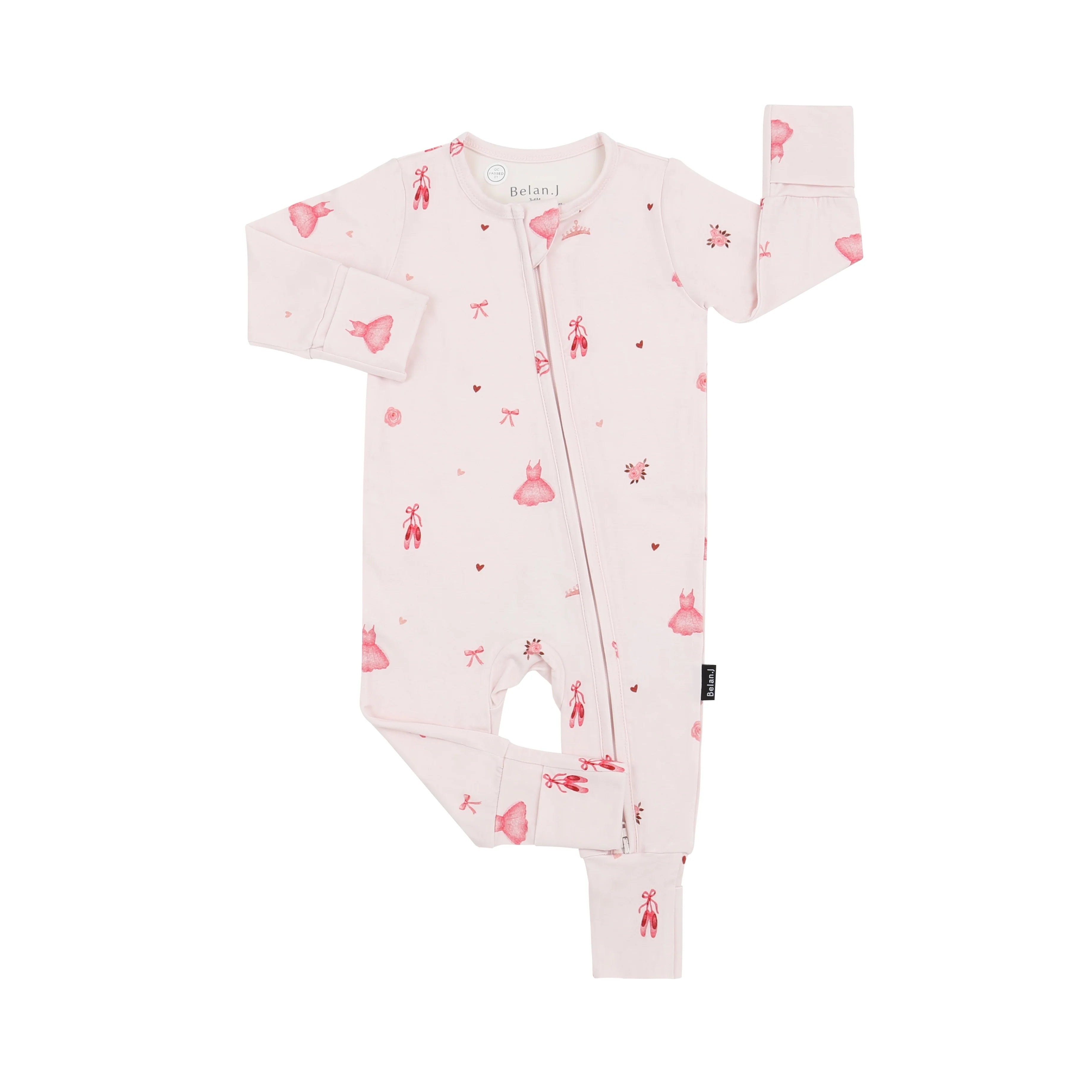 Footless Sleeper with Fold Over Cuffs