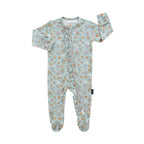 Ruffled Footelss One Piece