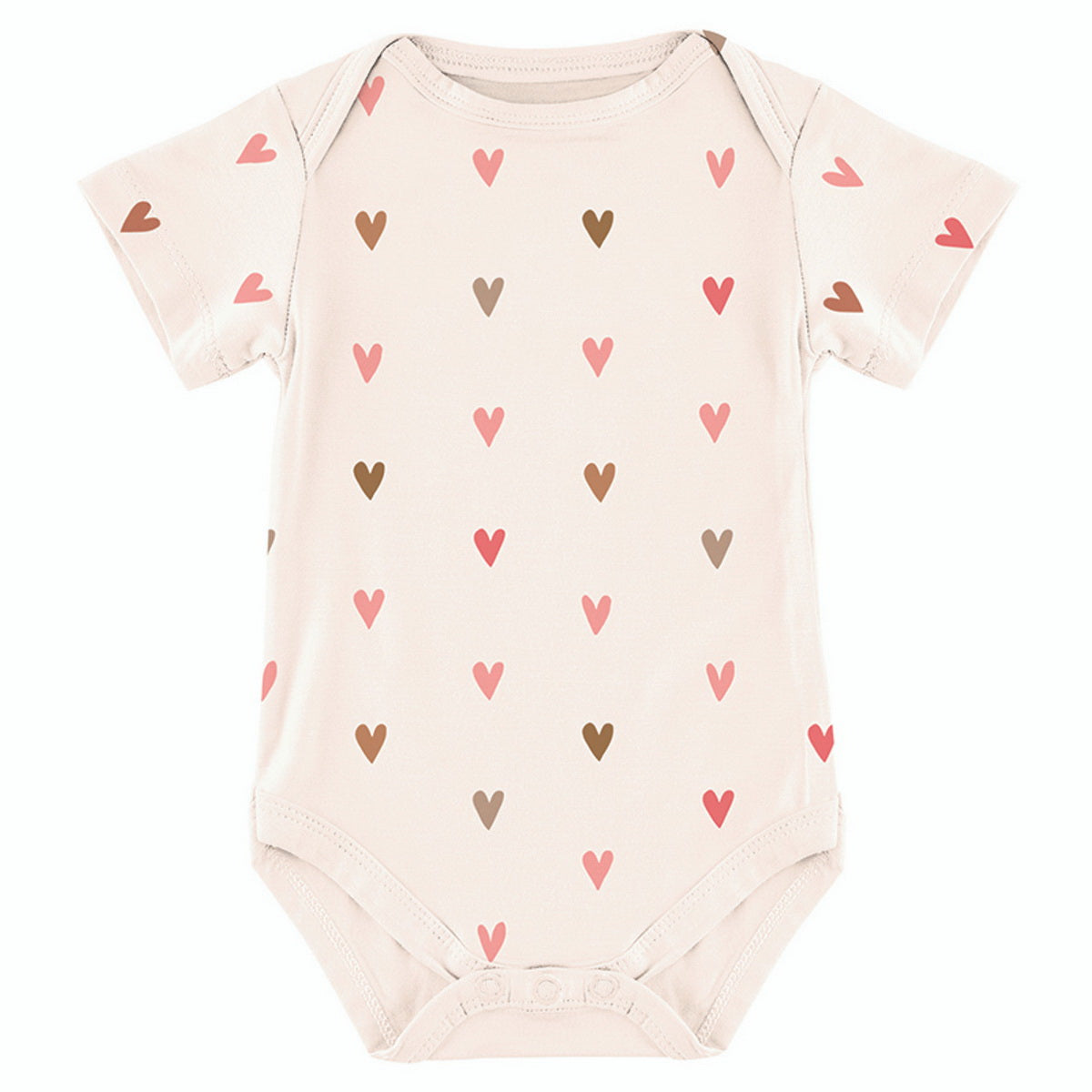 Short Sleeve Snapshirt | Hearts