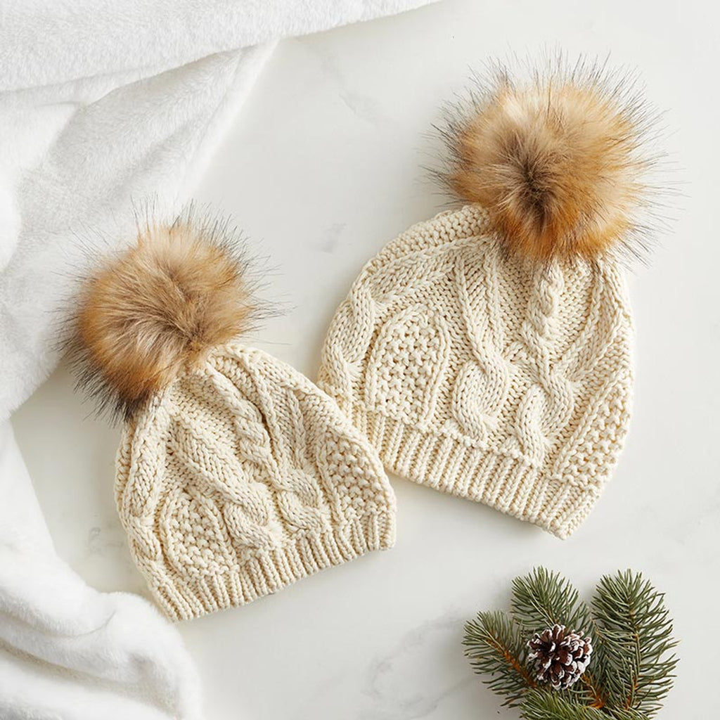 Mama + Me Knit Hat Set