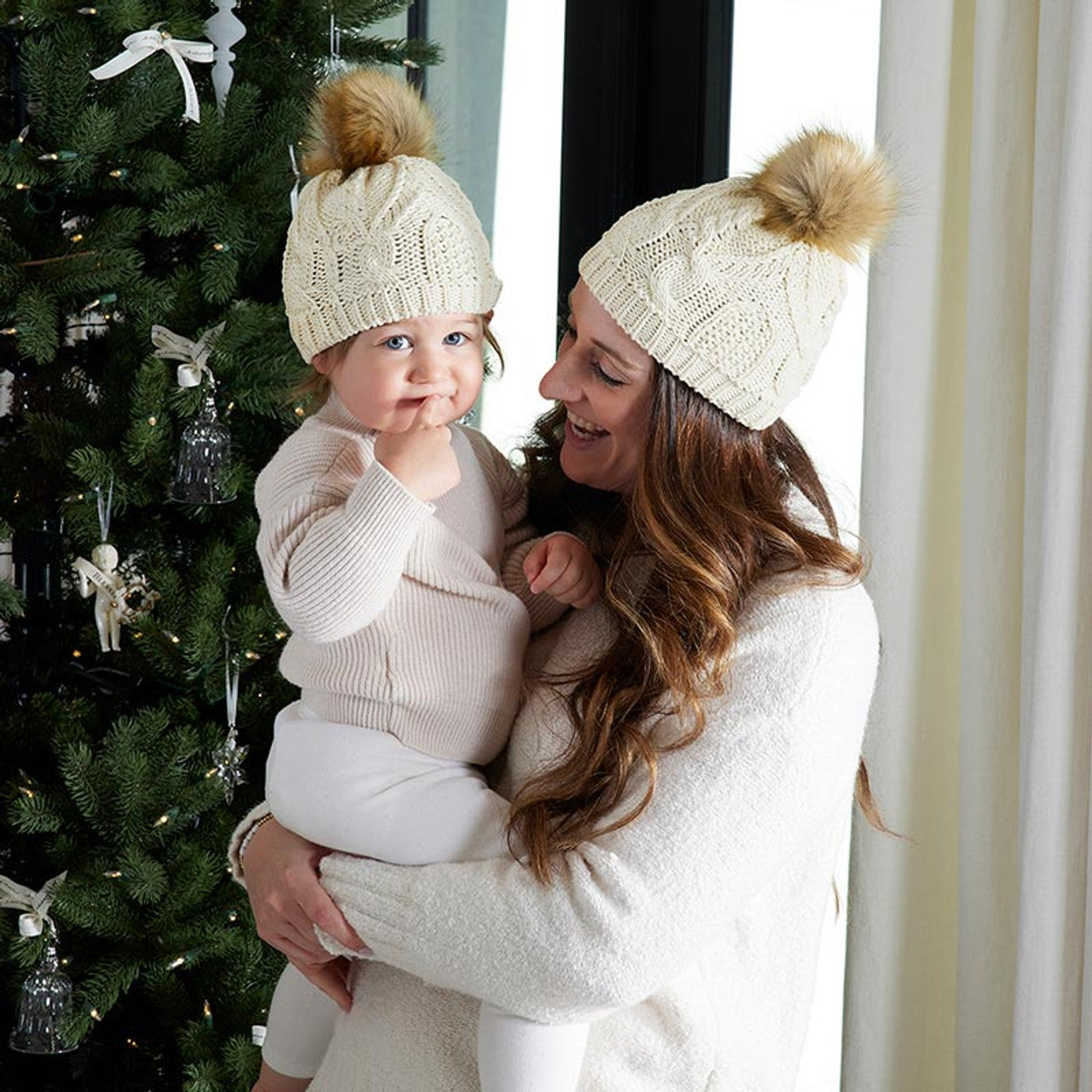 Mama + Me Knit Hat Set