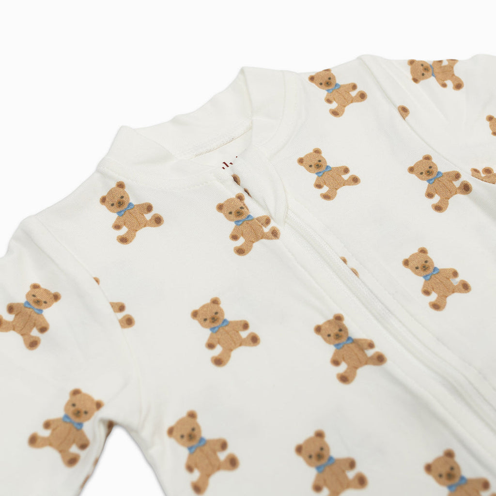 Footed Sleeper Vintage Bear