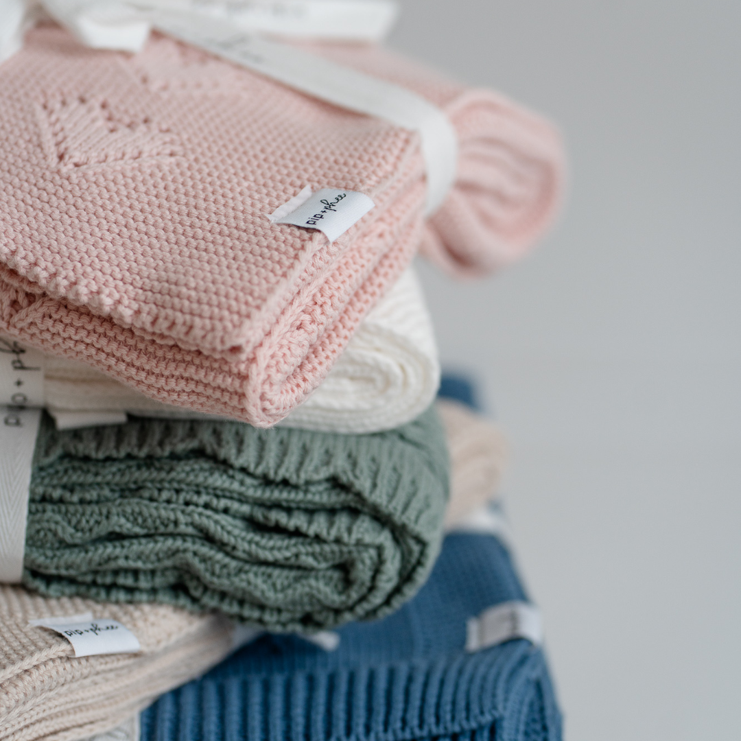 Cotton Knit Blanket