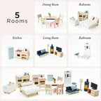 Dolls House Complete Furniture Set