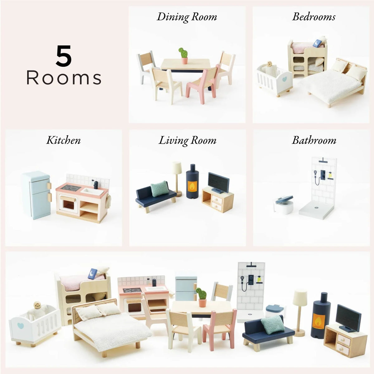 Dolls House Complete Furniture Set