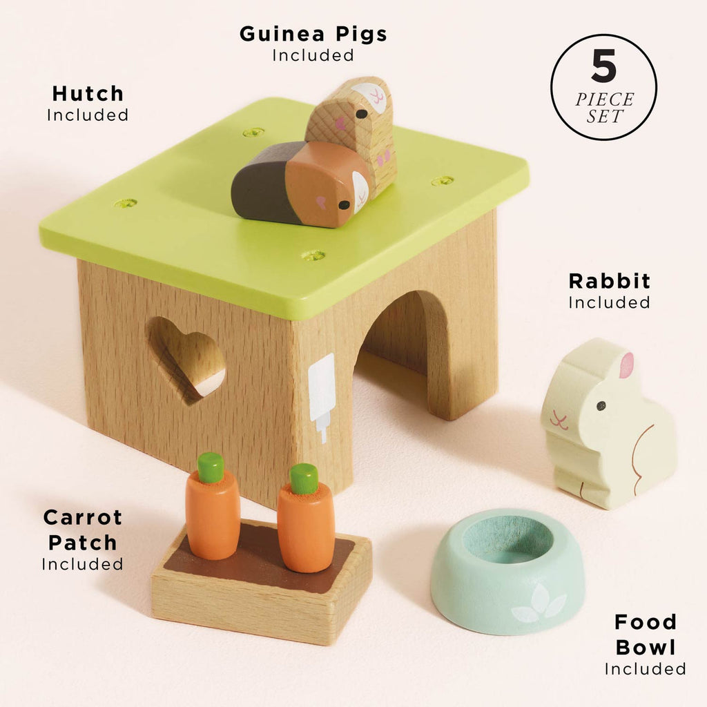 Doll House Bunny & Guinea Pig Pet Animal Set