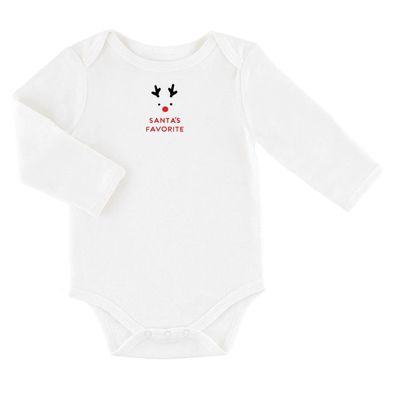 Long Sleeve Snapshirt  Santa's Favorite