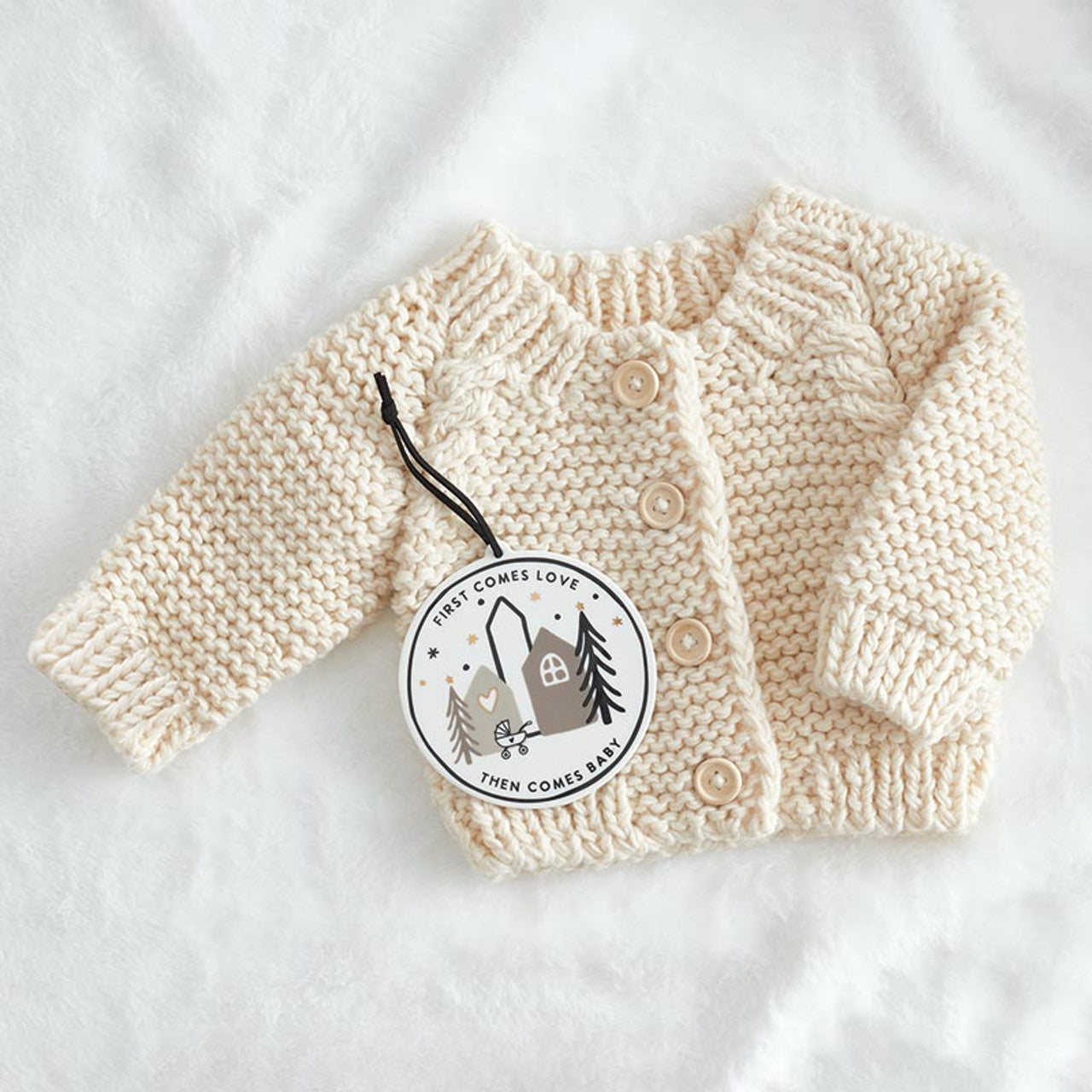 Round Button Sweater