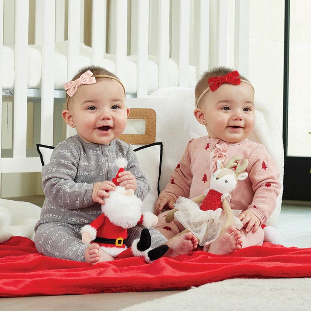 Waffle Knit Cozy Romper | Holiday Cheer
