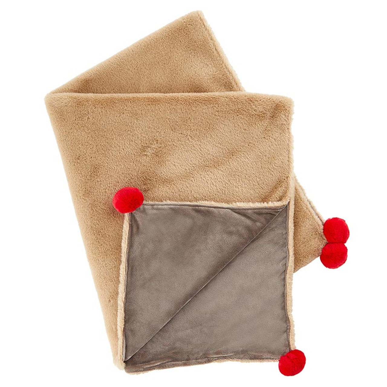 Plush Blanket With Gift Box | Reindeer