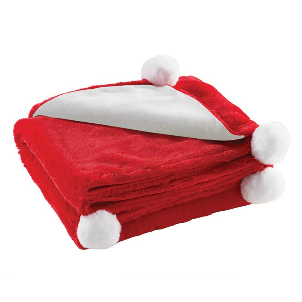 Plush Blanket With Gift Box | Santa Baby