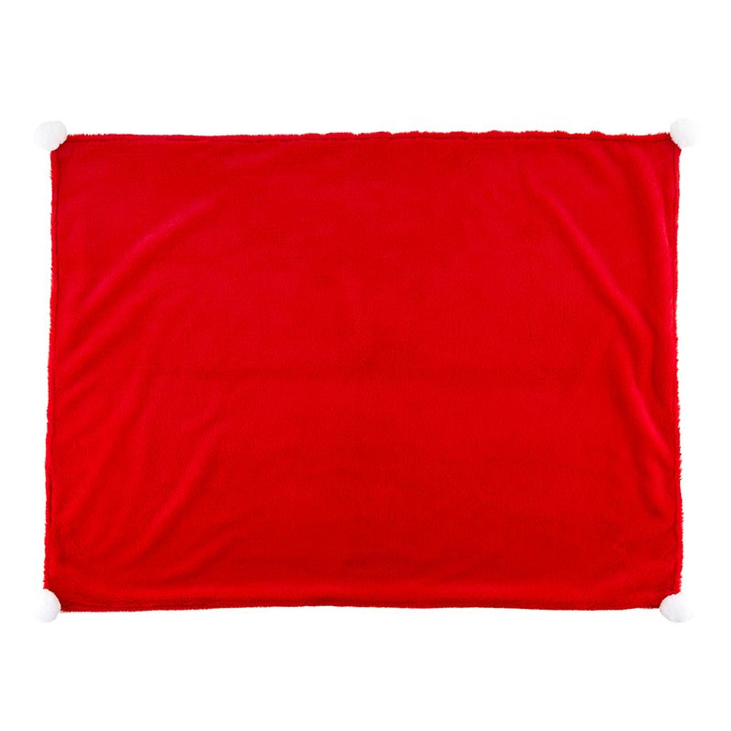 Plush Blanket With Gift Box | Santa Baby