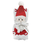 Swaddle Blanket + Plush Santa Rattle | Santa's Favorite