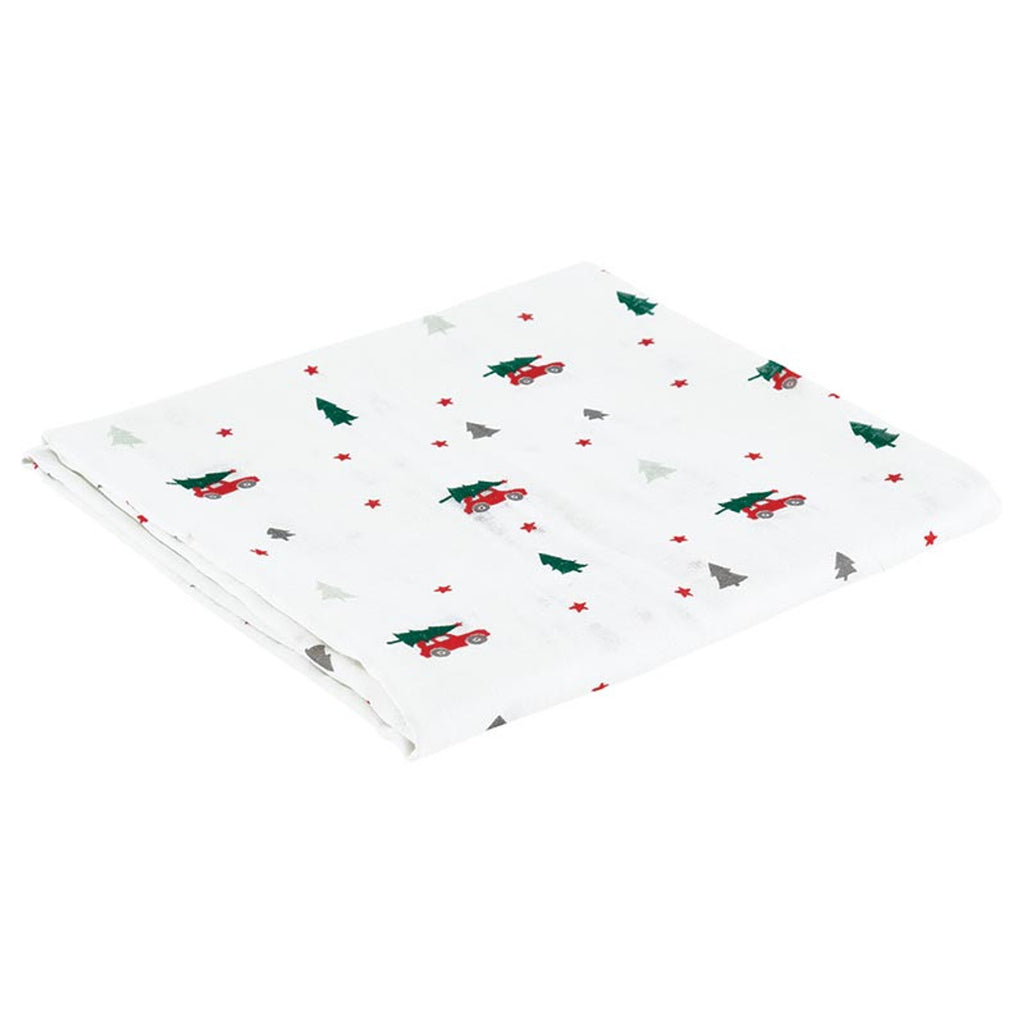 Swaddle Blanket | Plush Car Rattle