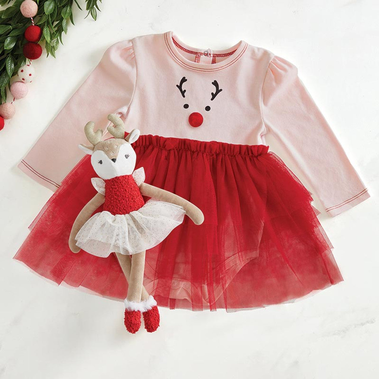 Snapshirt Tutu Dress | Reindeer