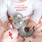 Swaddles with Plush Rattle | Mouse Queen