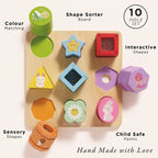 Rainbow Sensory Shape Sorter