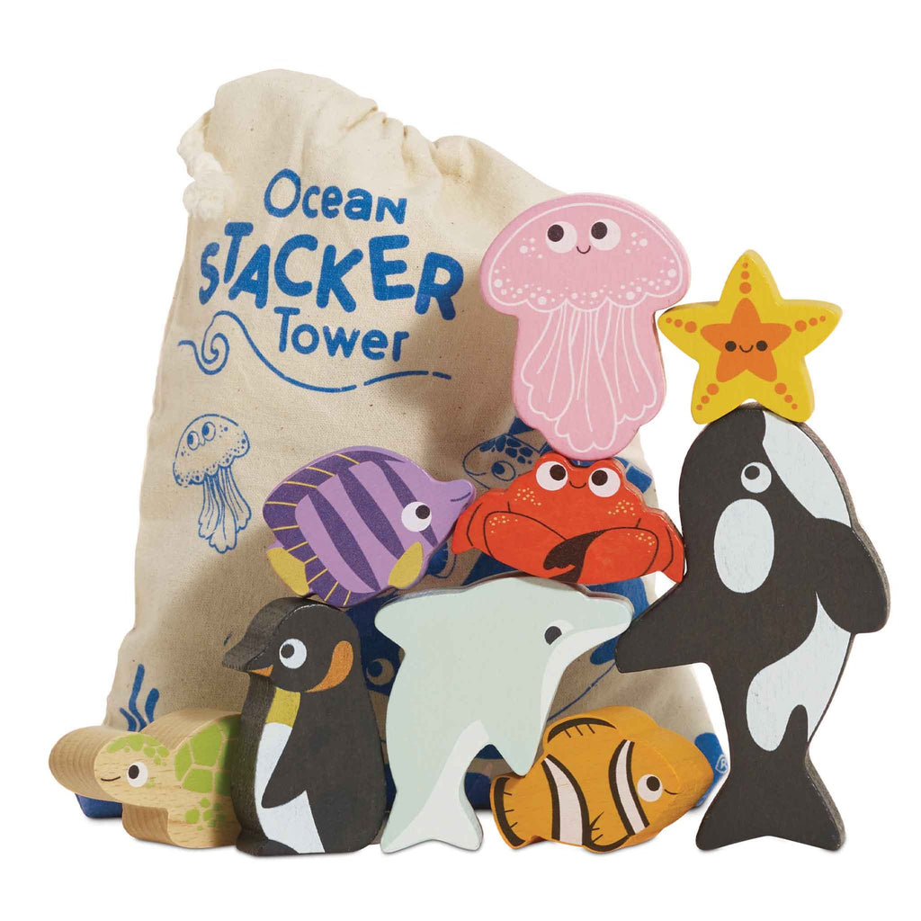 Ocean Life Stacking Animals