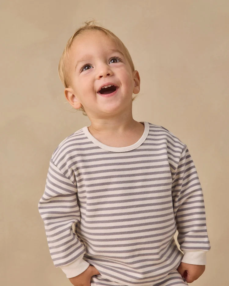Cozy Set Slate Stripe