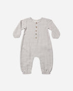 Woven Jumpsuit Blue Gingham