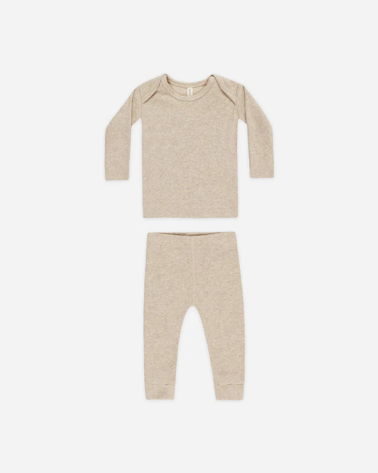 Ribbed Tee and Legging Set