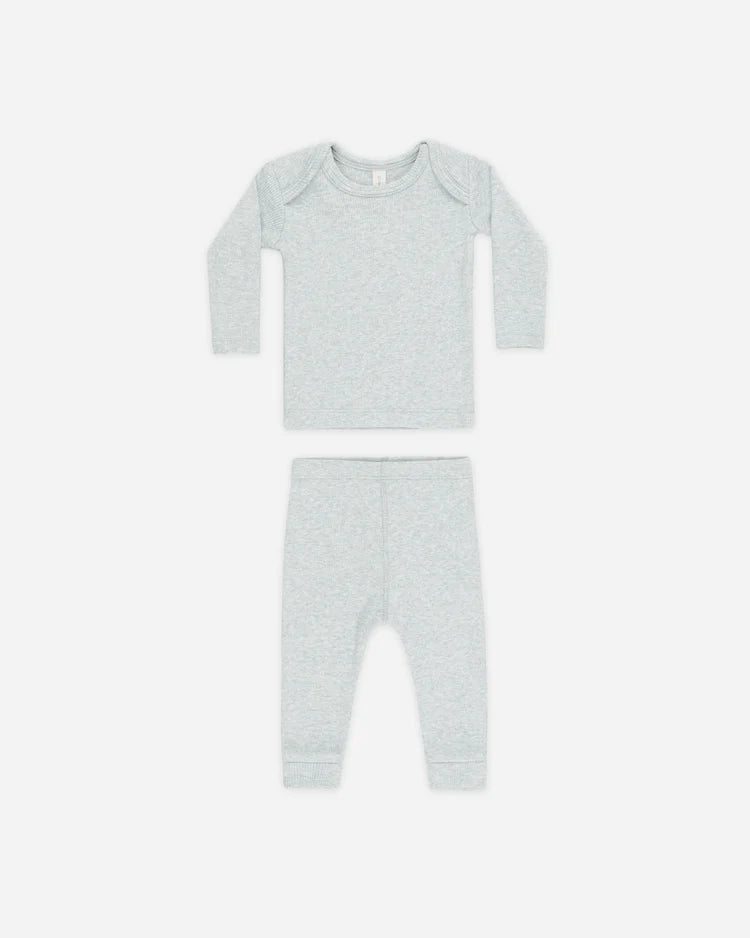 Ribbed Tee and Legging Set