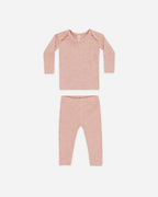 Ribbed Tee and Legging Set