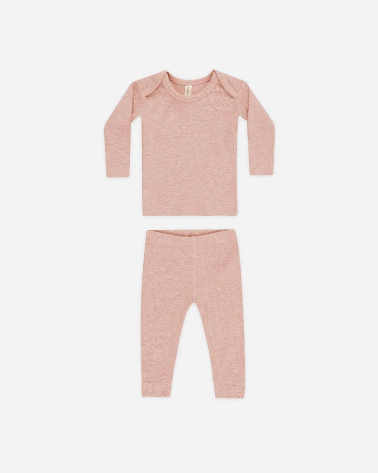 Ribbed Tee and Legging Set