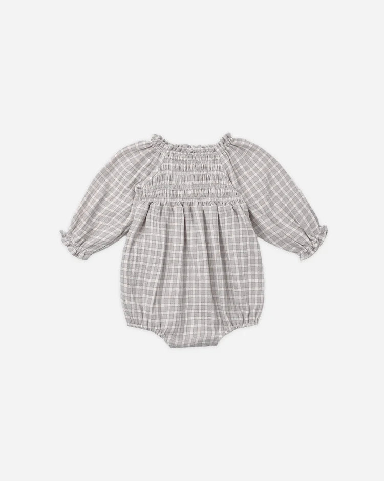 Eden Romper Blue Gingham