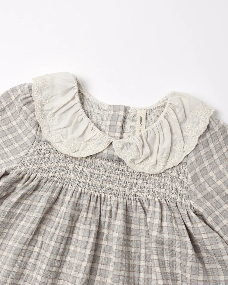 Callie Dress Blue Gingham