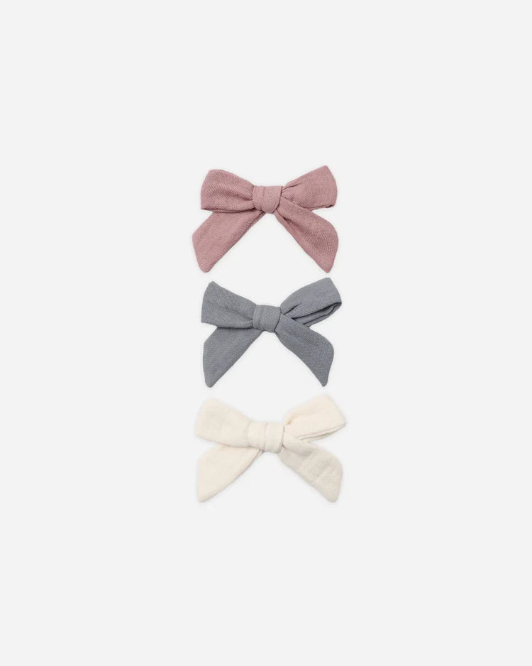 Cotton Bow Clips