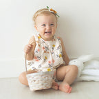 Sleeveless Muslin Romper