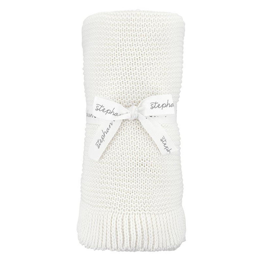 Knit Blankets with Ruffle