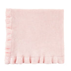 Knit Blankets with Ruffle