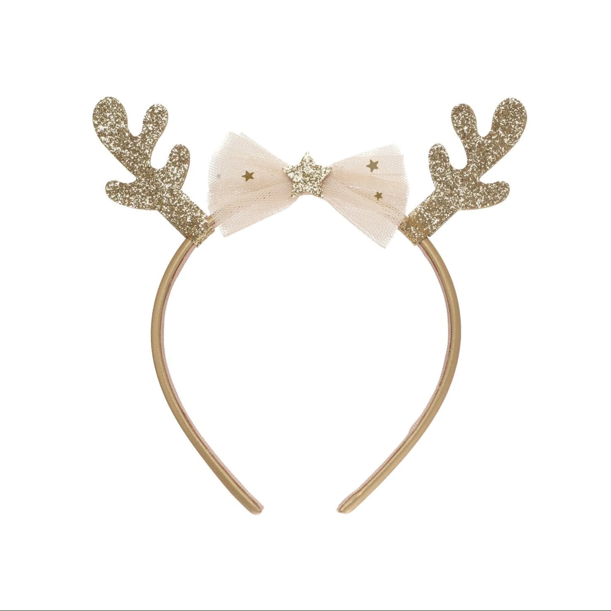 Magical Golden Reindeer Headband