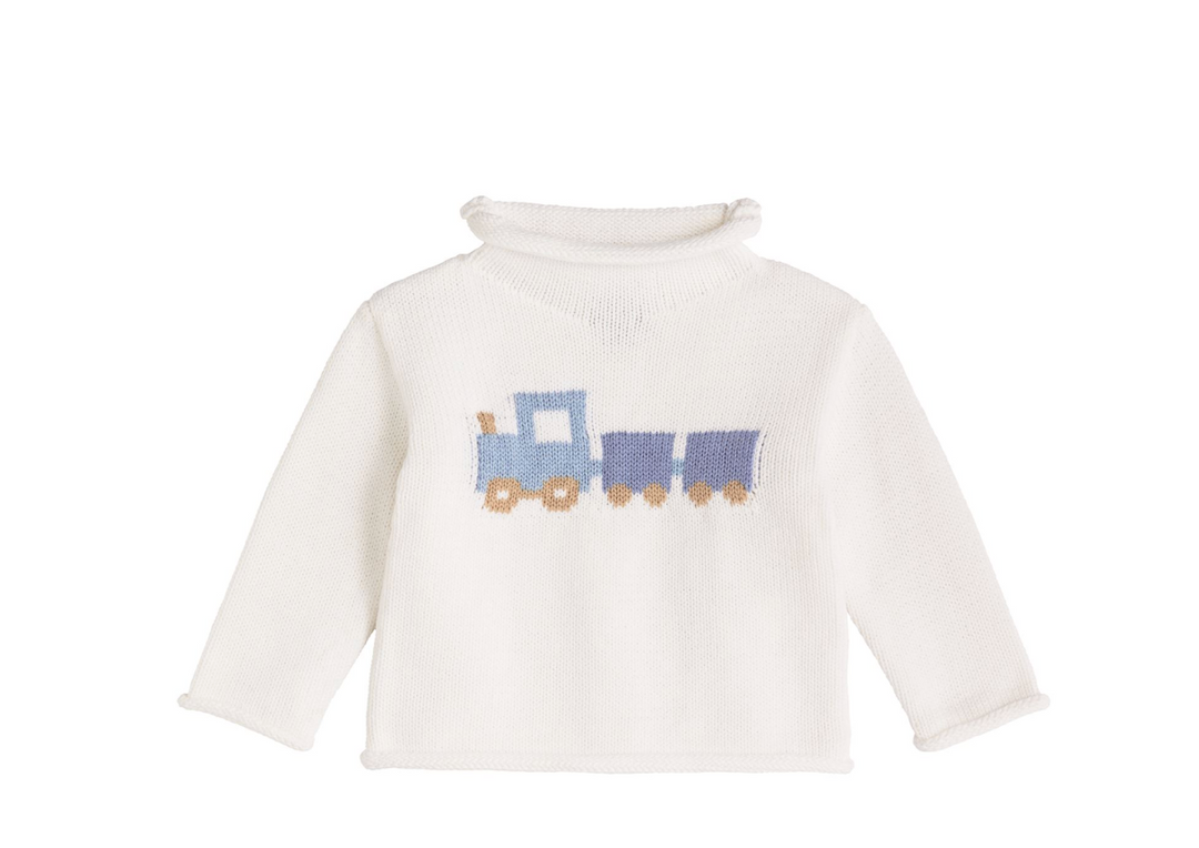 Train Baby Rollneck Sweater