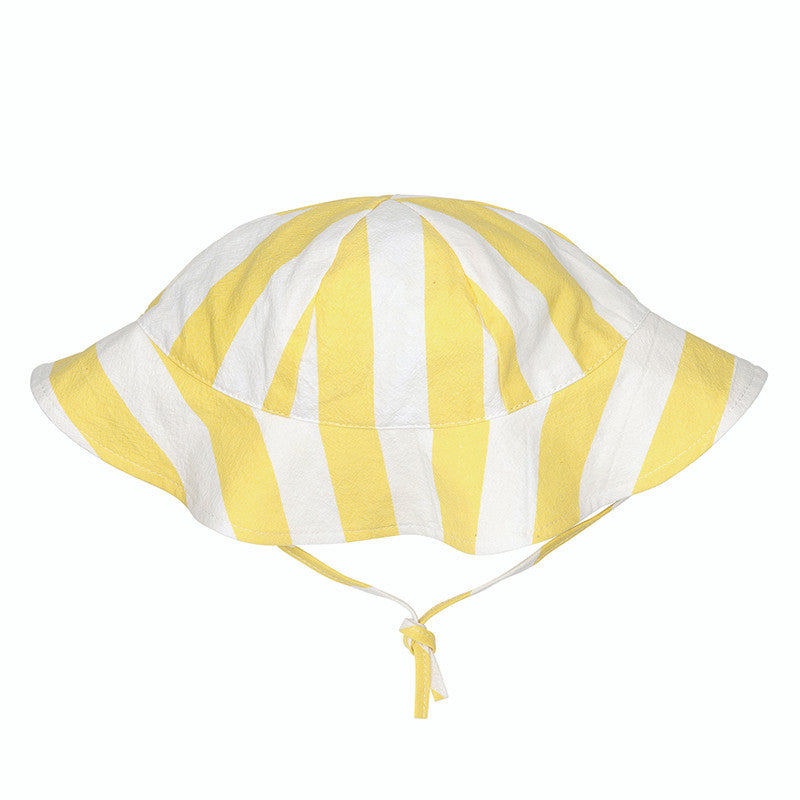 Sun Hat - Yellow Stripes