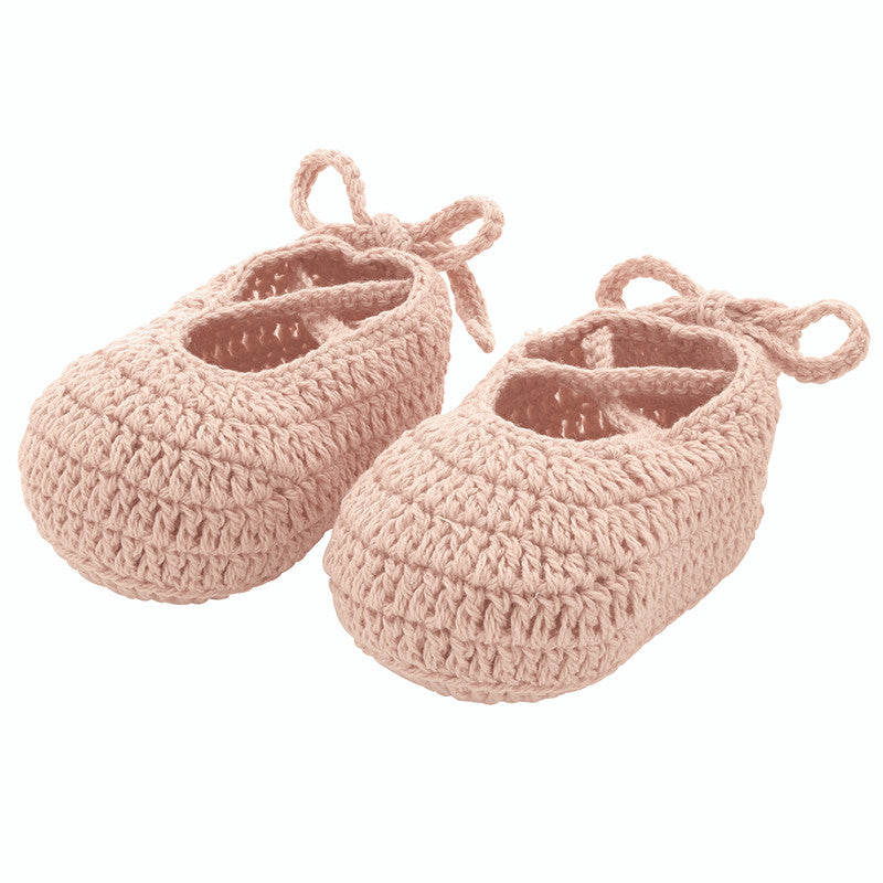 Crocheted Ballerina Booties