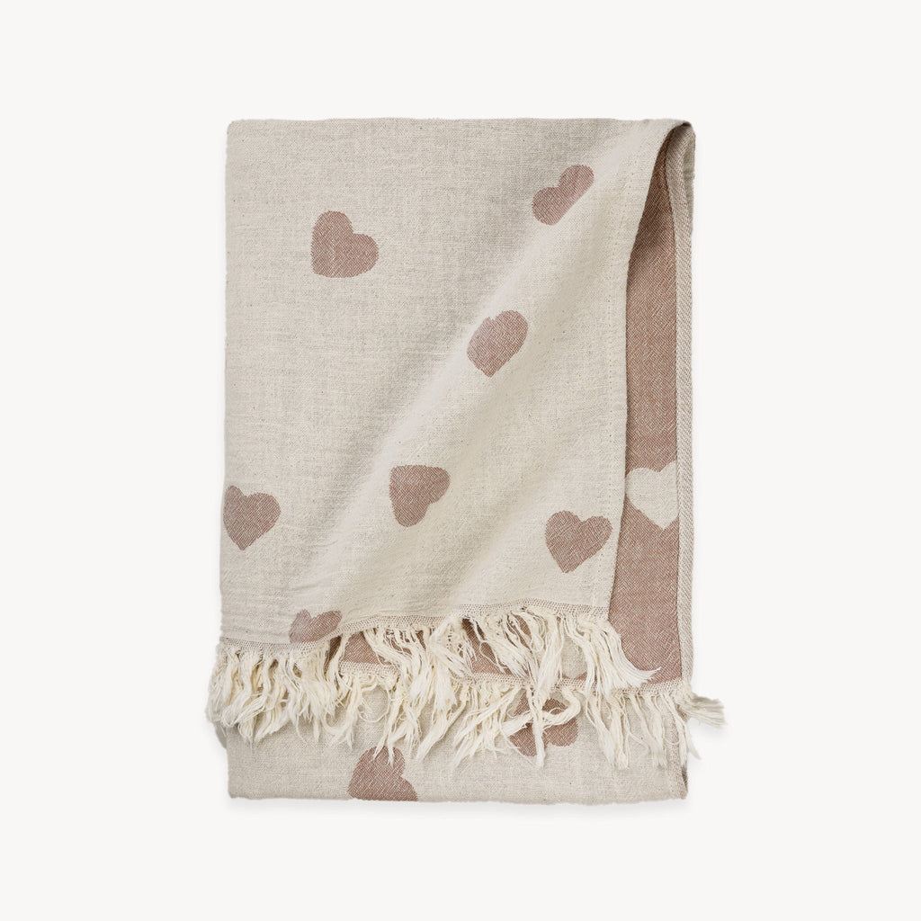Fleece Lined Throw | Have A Heart