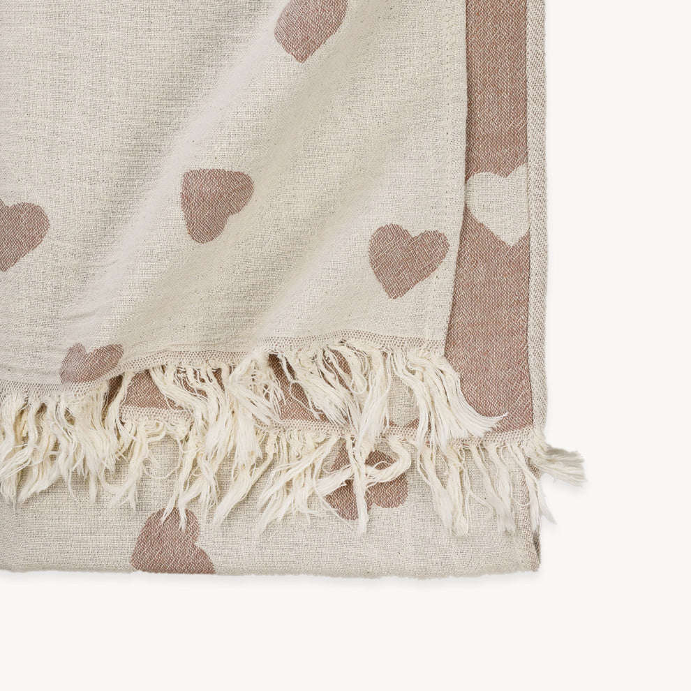 Fleece Lined Throw | Have A Heart