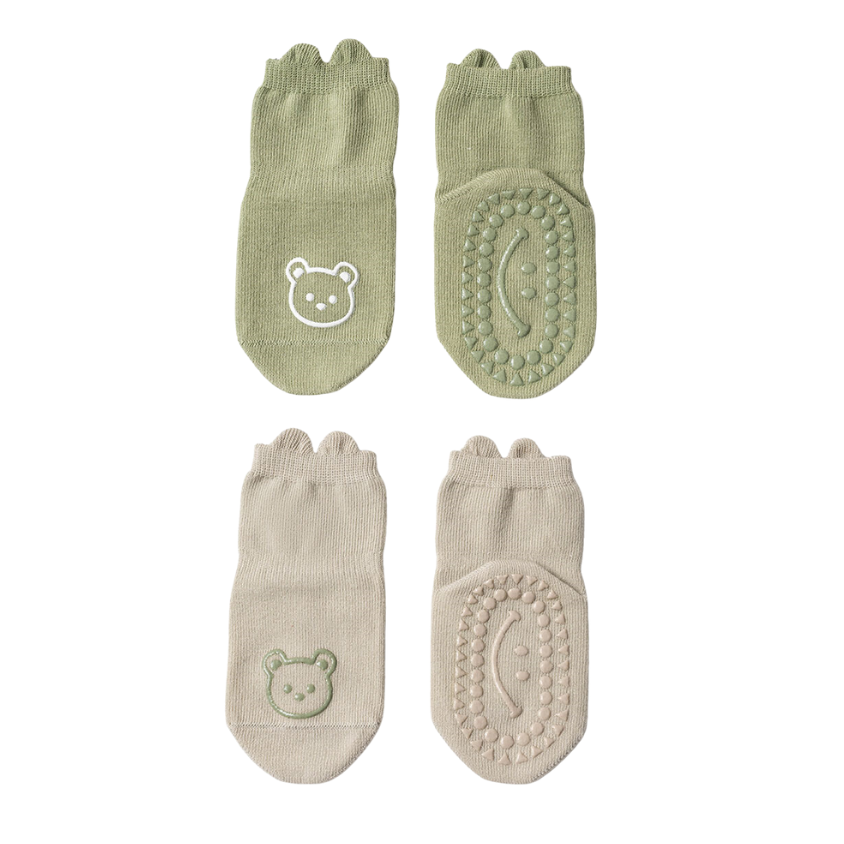 Cozy Non-Slip Socks (2pk)