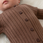Knit Romper Walnut