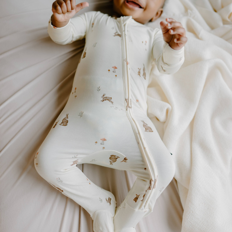 Footed Sleeper Zipper