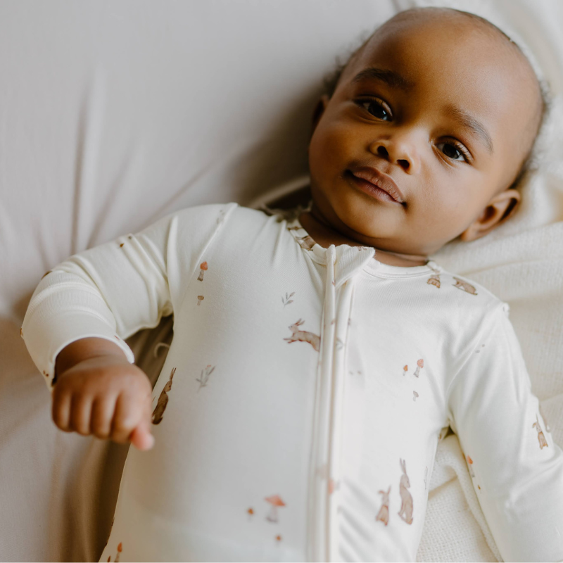 Footless Sleeper with Fold Over Cuffs