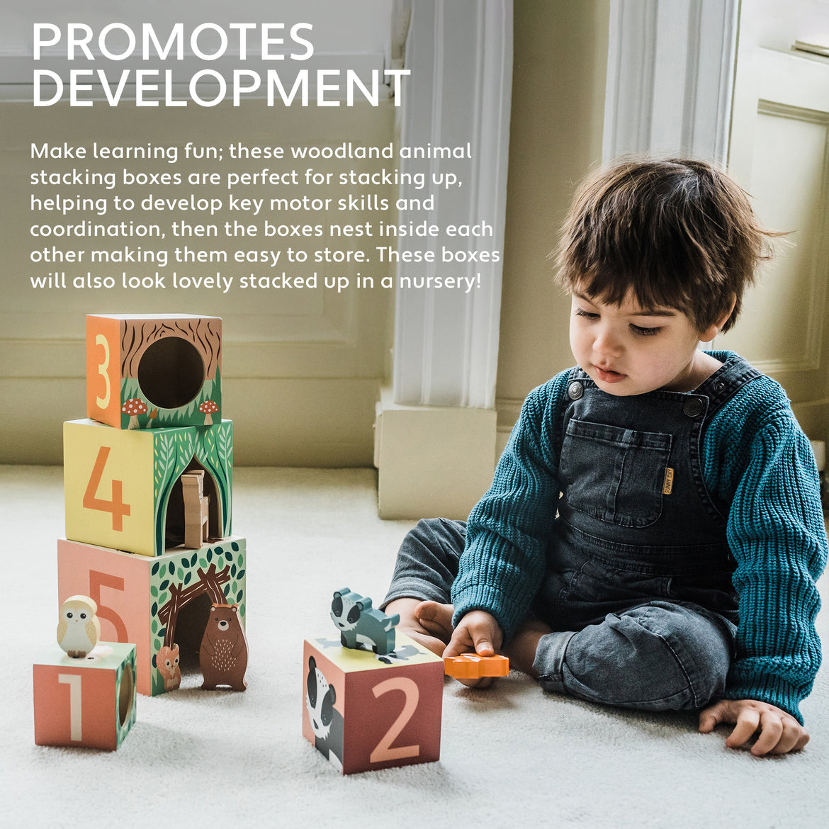 Woodland Animal Stacking Cubes