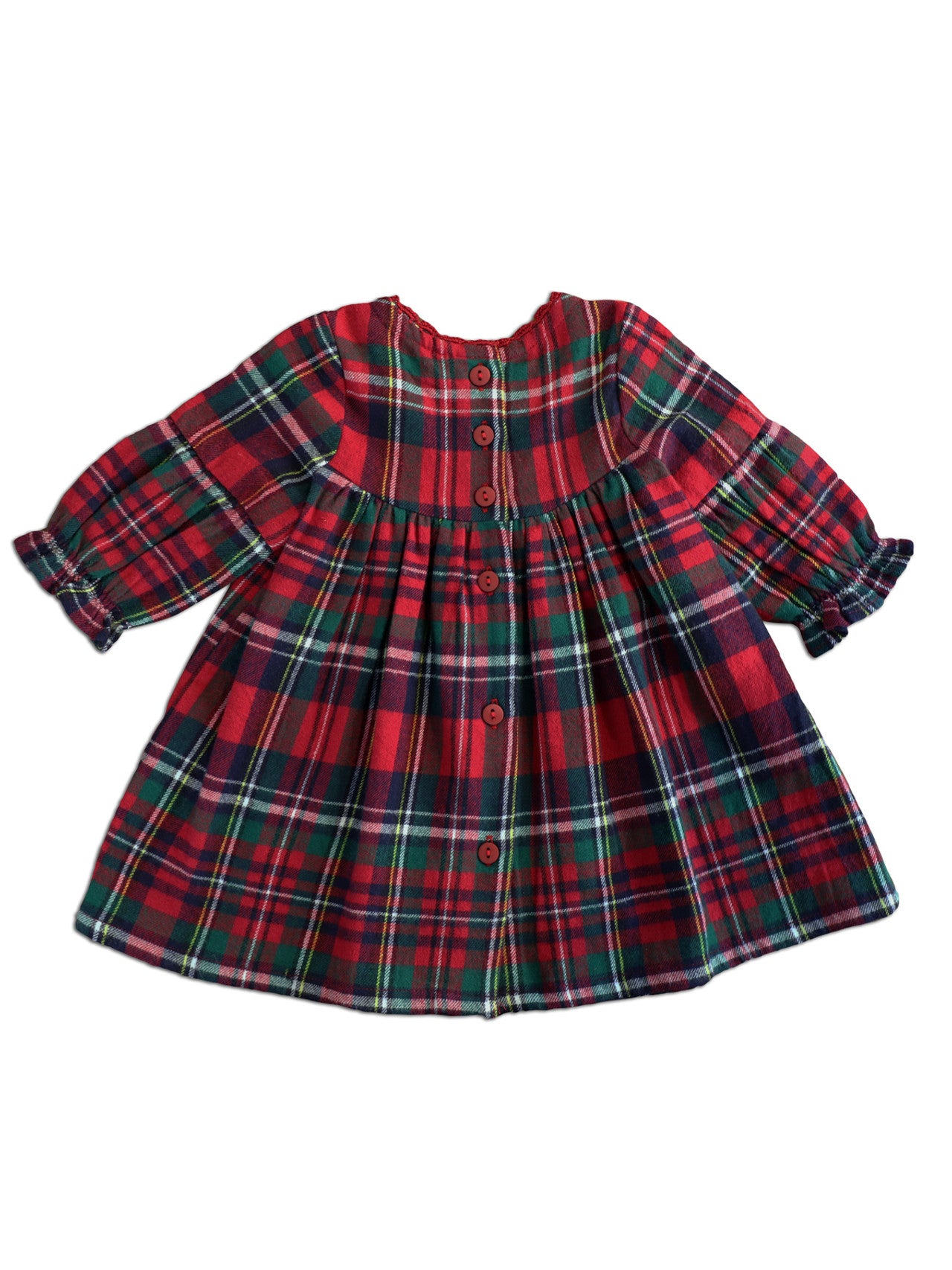 Yuletide Check Baby Dress