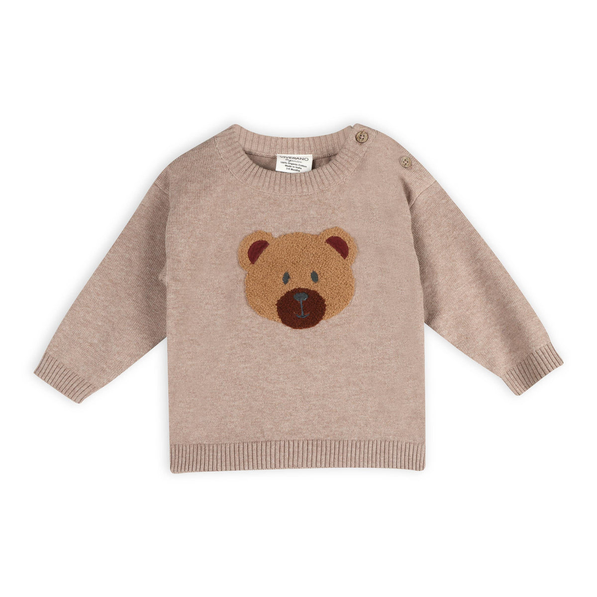 Bear Knit Baby Pullover & Pant Set