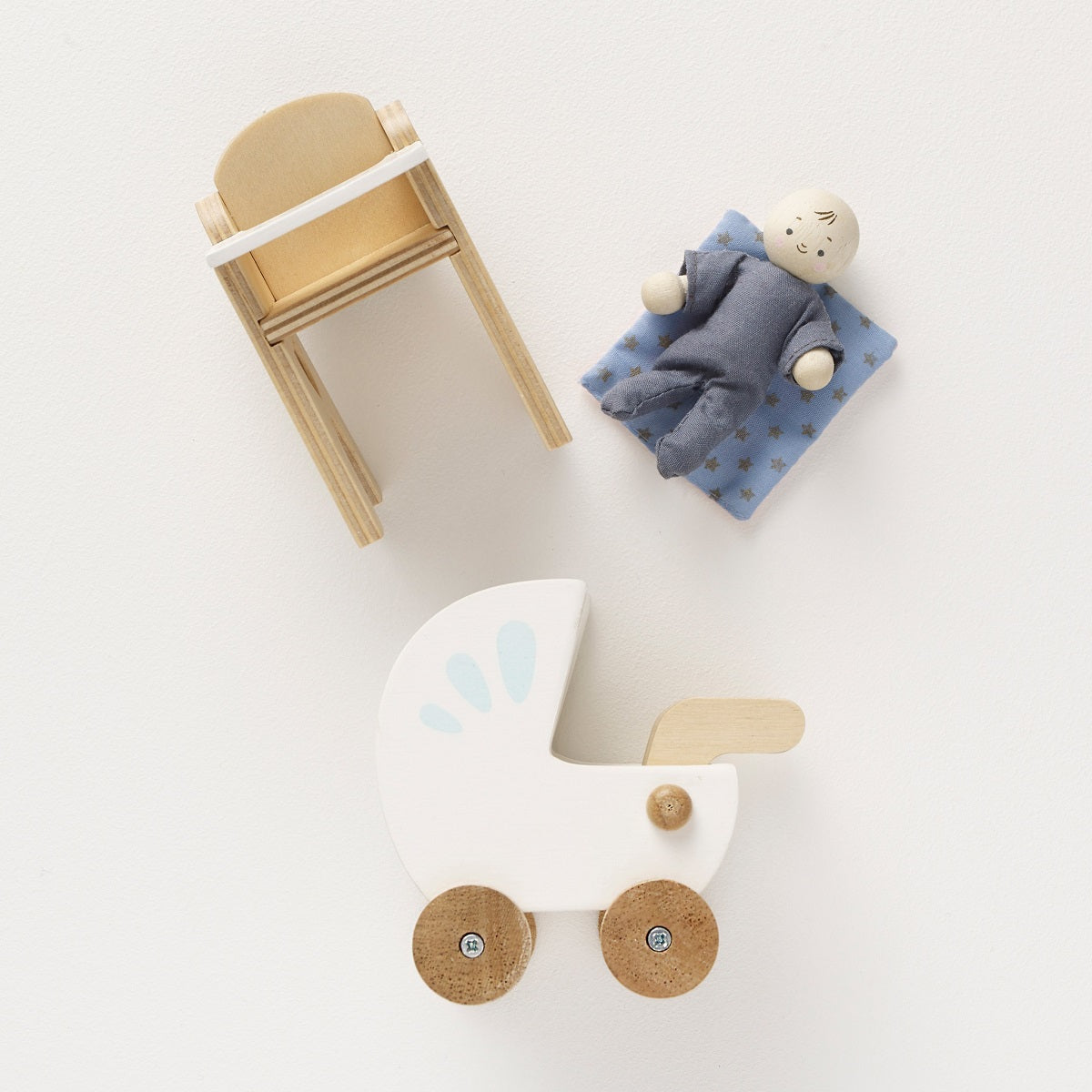 Doll House Nursery & Baby Set