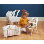 Wooden Doll Highchair