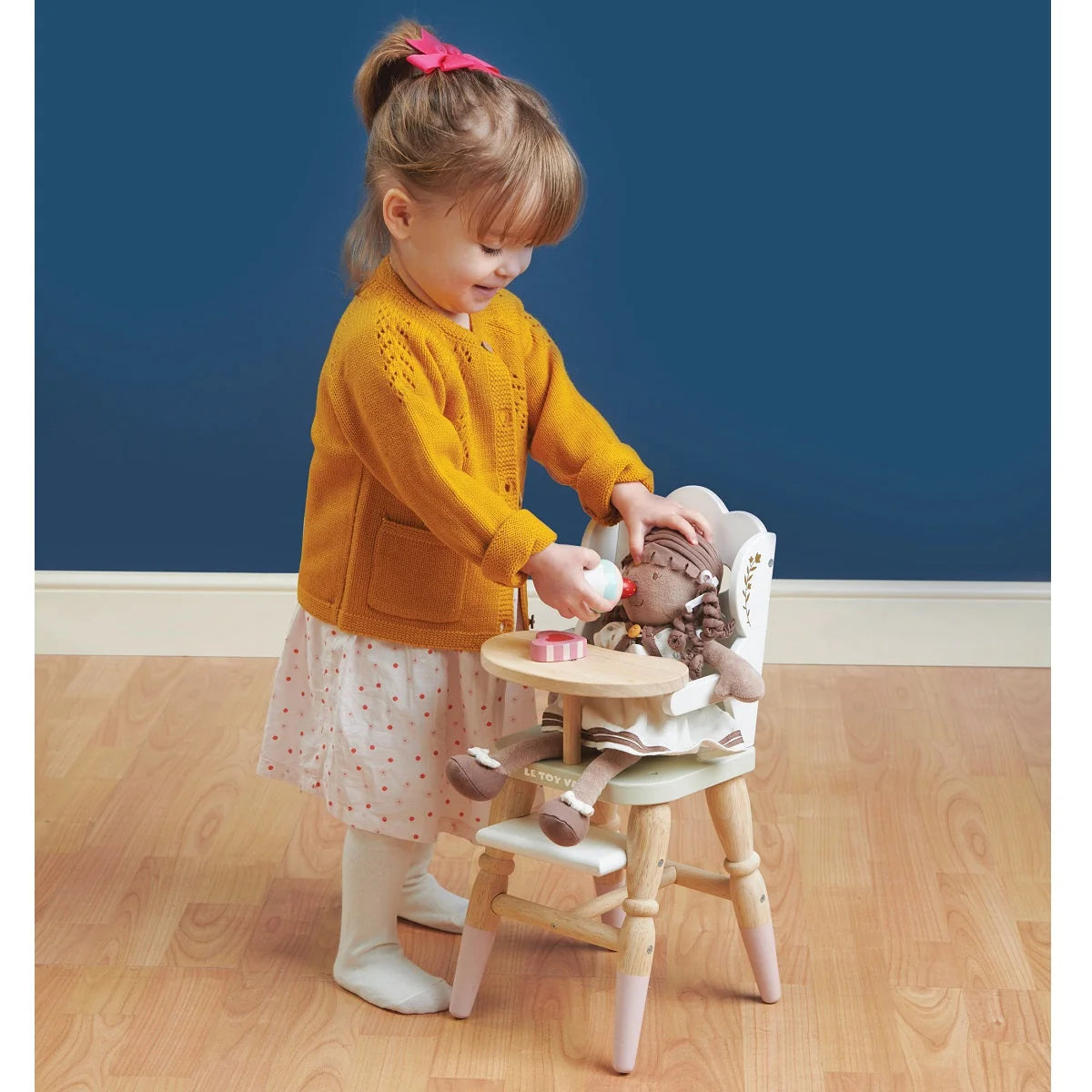 Wooden Doll Highchair